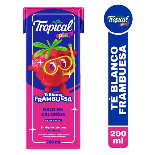 Té blanco Tropical frambuesa tetra -200 ml