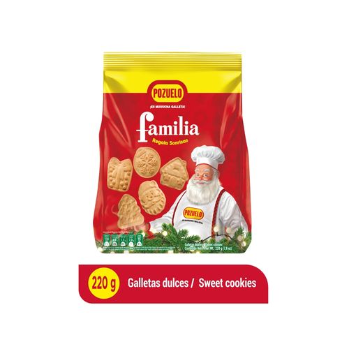 Galleta Pozuelo Familia Navidad - 220 g