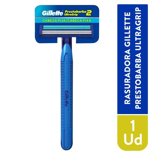 Máquina Para Afeitar Desechable Gillette Presto barba Ultragrip2 Cabeza Fija -Precio indicado por Unidad