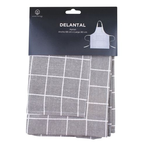 Delantal C Bolsa Hometrends 26x18 Cm