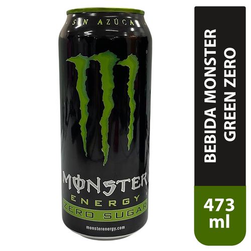 Bebida Monster Green Zero 473 Ml