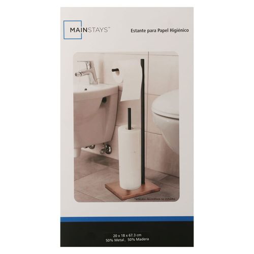 Accesorios Para Baño Mainstays Caddy De Ducha De Bano De Madera y Metal