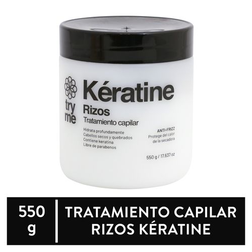 Keratin Tratam Capilar Try Me Rizo 550ml