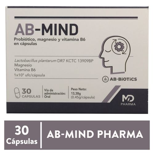 Multivitamínicos, Suplementos & Sistema Óseo Ab-biotics Ab Mind 30 Caps Unidad