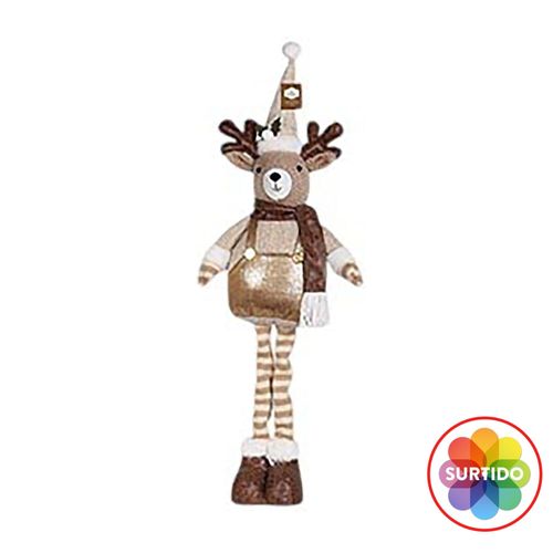 Figura Holiday Time De tela De Pie - 55 cm