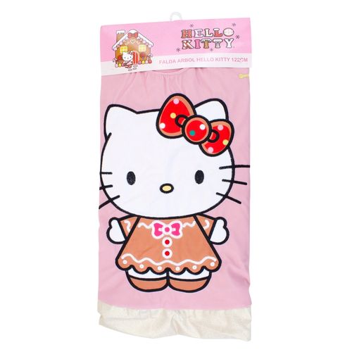Falda Hello Kitty para árbol navideño - 122 cm