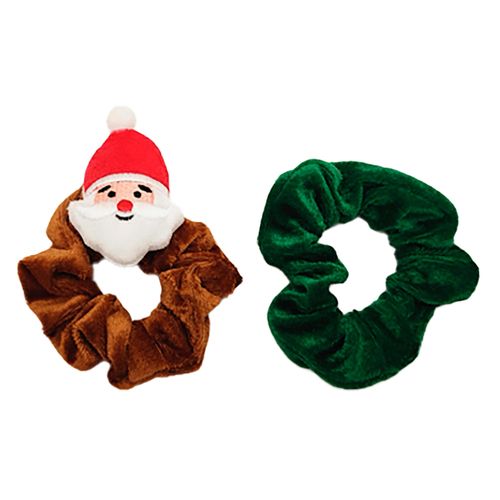 Elásticos Holiday Time para cabello navideño - 2 Pzas