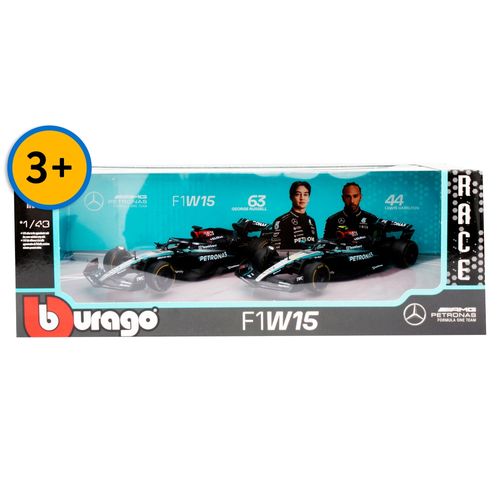 Vehículo Fórmula 1 1:43 Mercedes - 2 Uds