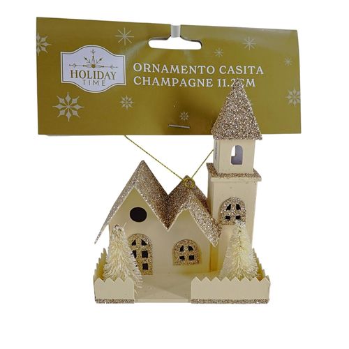 Adorno Holiday Time para árbol diseño Flor con clip - 19 cm