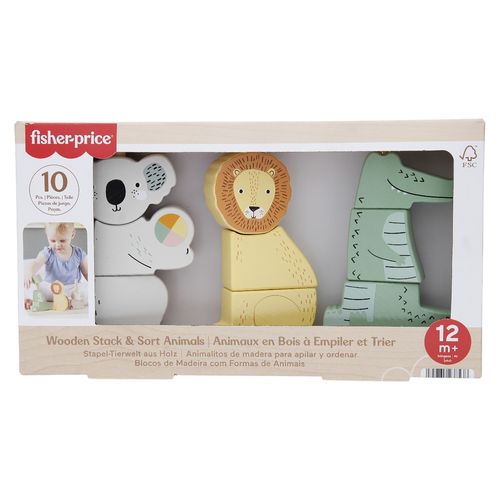 Animalitos apilables de madera Fisher-Price