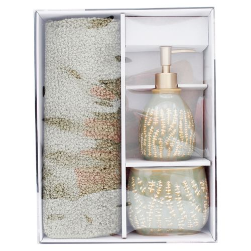 Accesorios Para Baño Hometrends Set De 3 Accesorios De Bano