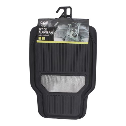 Accesorios Para Auto Auto Drive Set Alfombras Ad Para Carro Negro 4 Unidad